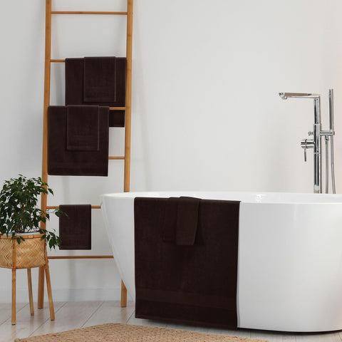 Elvana Home 8 Piece Towel Set 100% Ring Spun Cotton, 2 Bath Towels 27x54, 2 Hand Towels 16x28 and 4 Washcloths 13x13