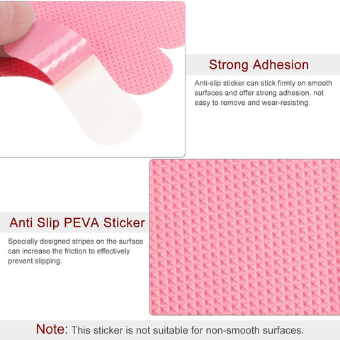 sourcing map 12pcs Non Slip Bathtub Stickers Bath Shower Floor 7.1" Anti-Slip Sticker Tape S-Shape Style Decals for Bathroom Kitchen Bathtub Treads