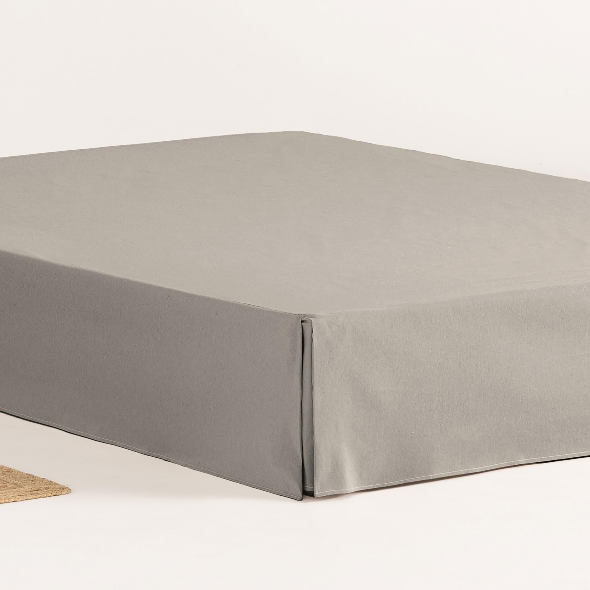 Sofa Cover 200 x 190/200 cm Bed Frame Cover 200 cm – Grey