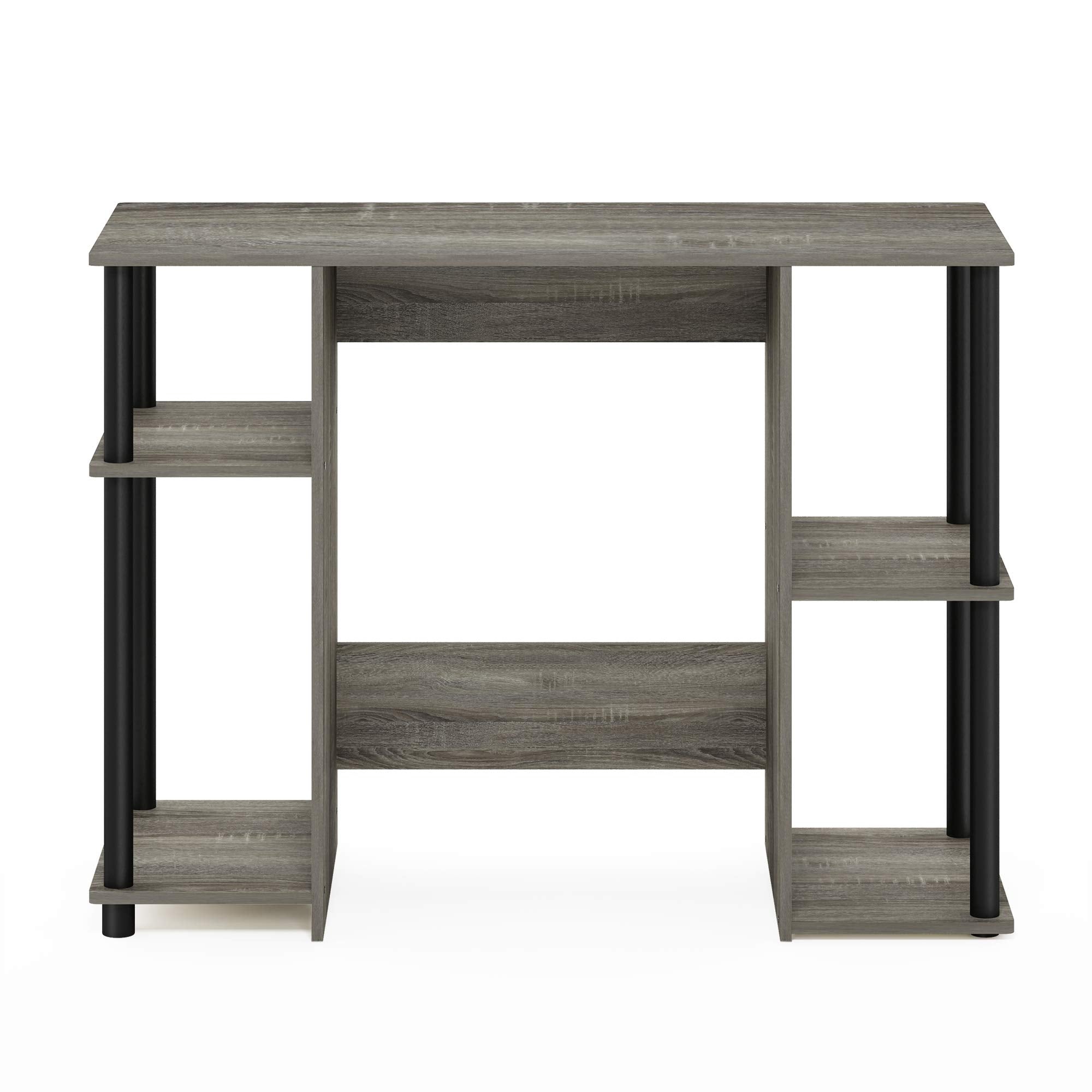 Furinno JAYA Compact Computer Desk, Writing Desk, Study Desk, French Oak/Black