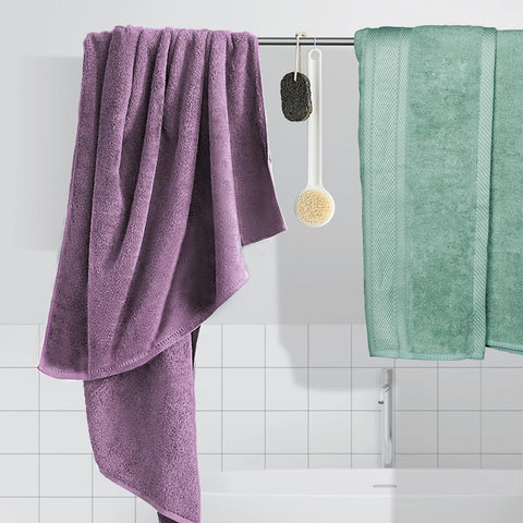 Yoofoss Bamboo Face Cloths 10 Pack Baby Wash Cloths Towel (70x140 cm (2 Pack))