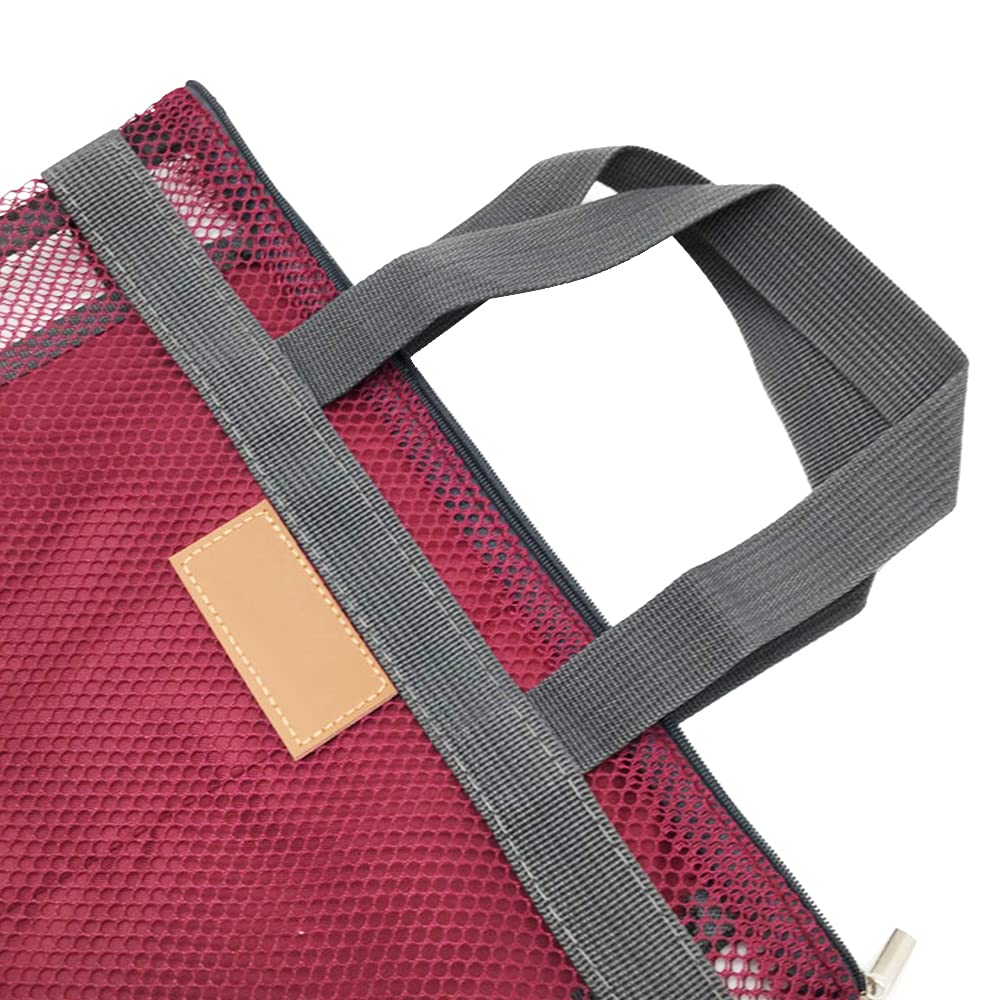 Mesh Shower Caddy Bag, Quick Dry Portable Tote Bag and Inner Pocket, Lightweight Bath Organizer for College Dorm Bathroom, Swimming, Gym, Beach