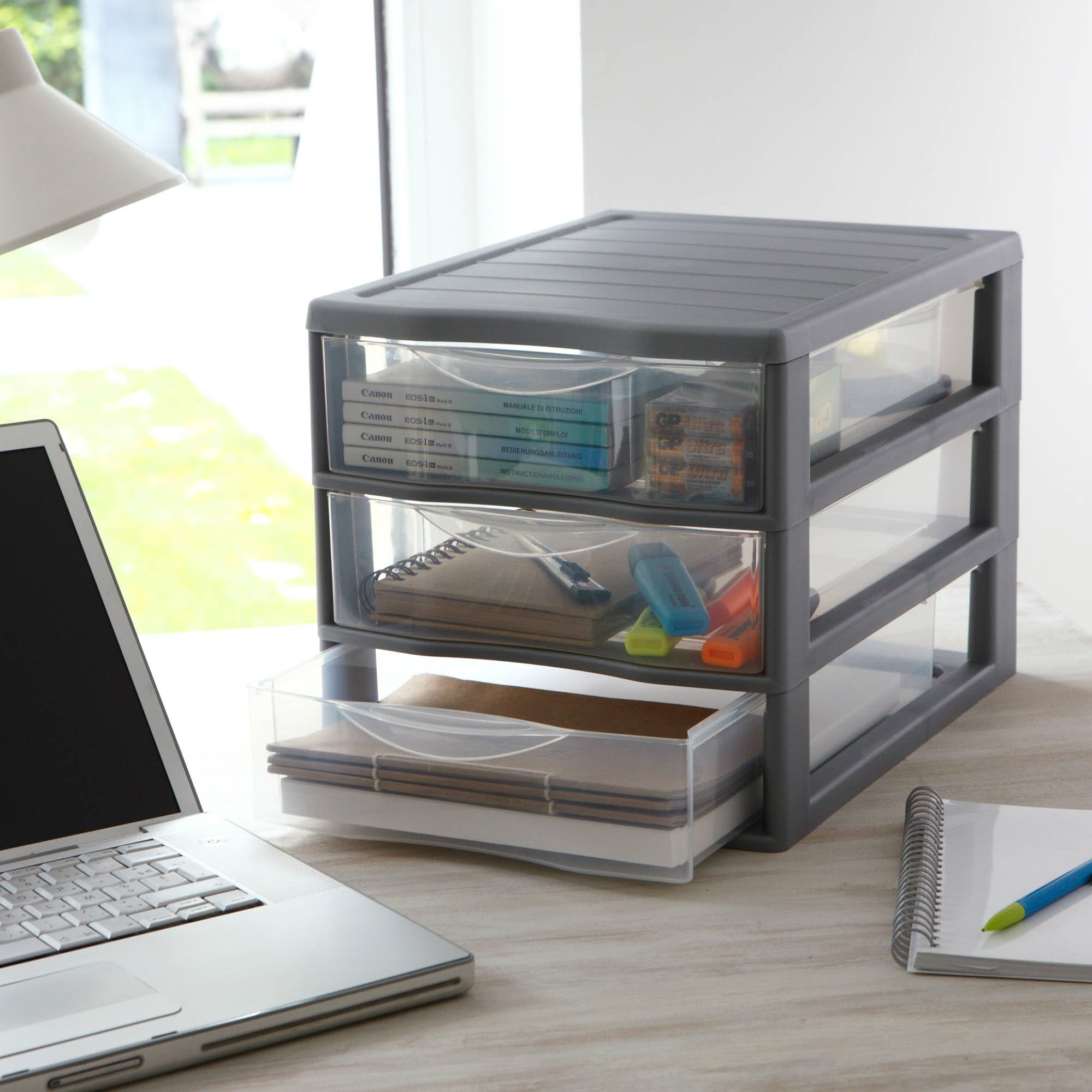 Sundis Orgamix A4 3 Drawers, Grey