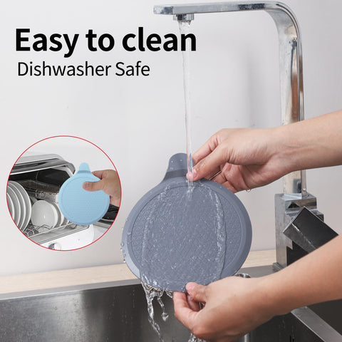 Tomario Silicone Bathtub Stopper, 6" Extra Large Sink Plug, Universal Shower Drain Tub Stopper for Kitchen Sink Bathroom