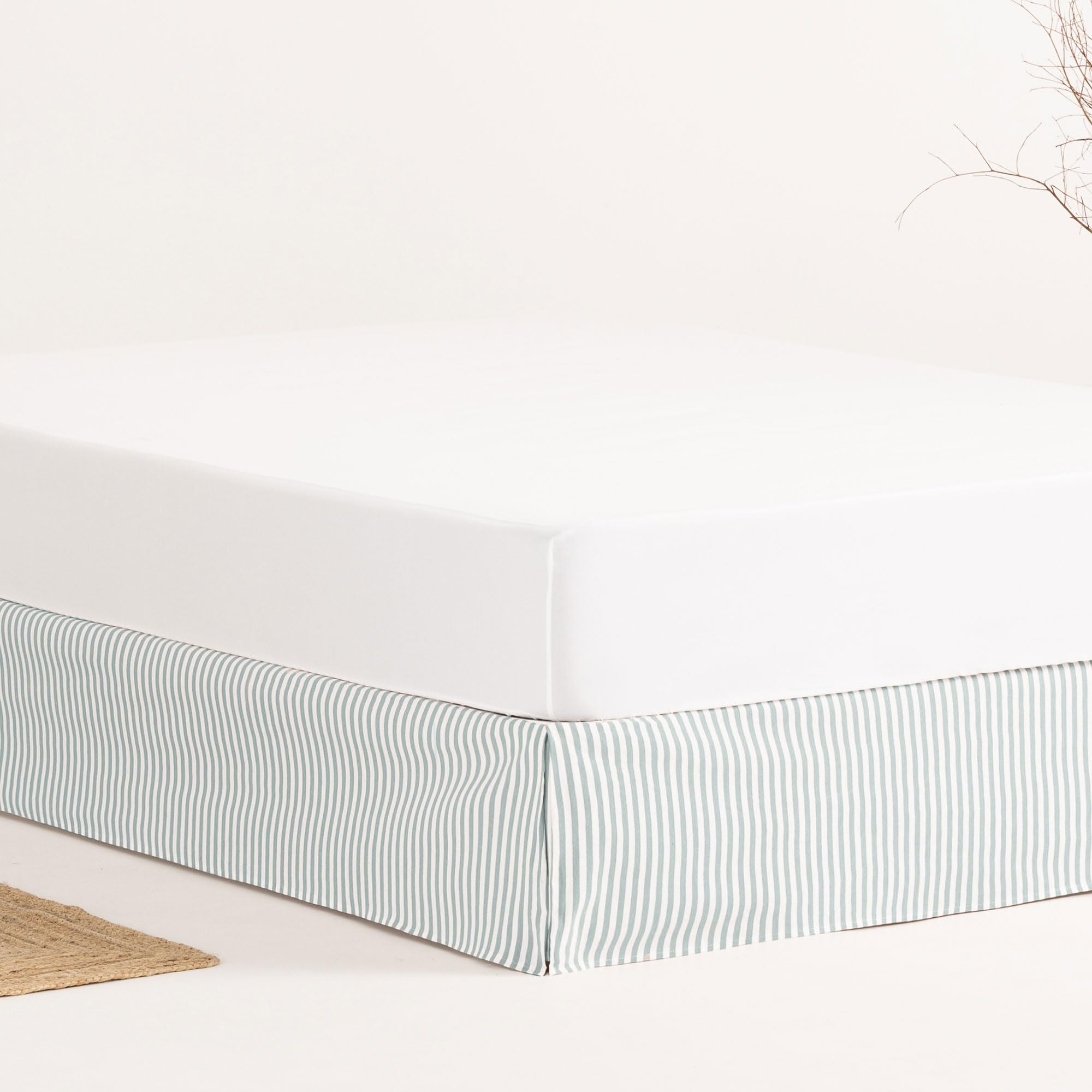 Sofa Cover 200 x 190/200 cm Bed Frame Cover 200 cm – Water Stripes