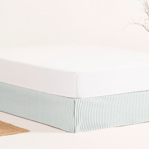 Bed Cover 120 x 190/200 cm Bed Base Cover 120 cm – Water Stripes