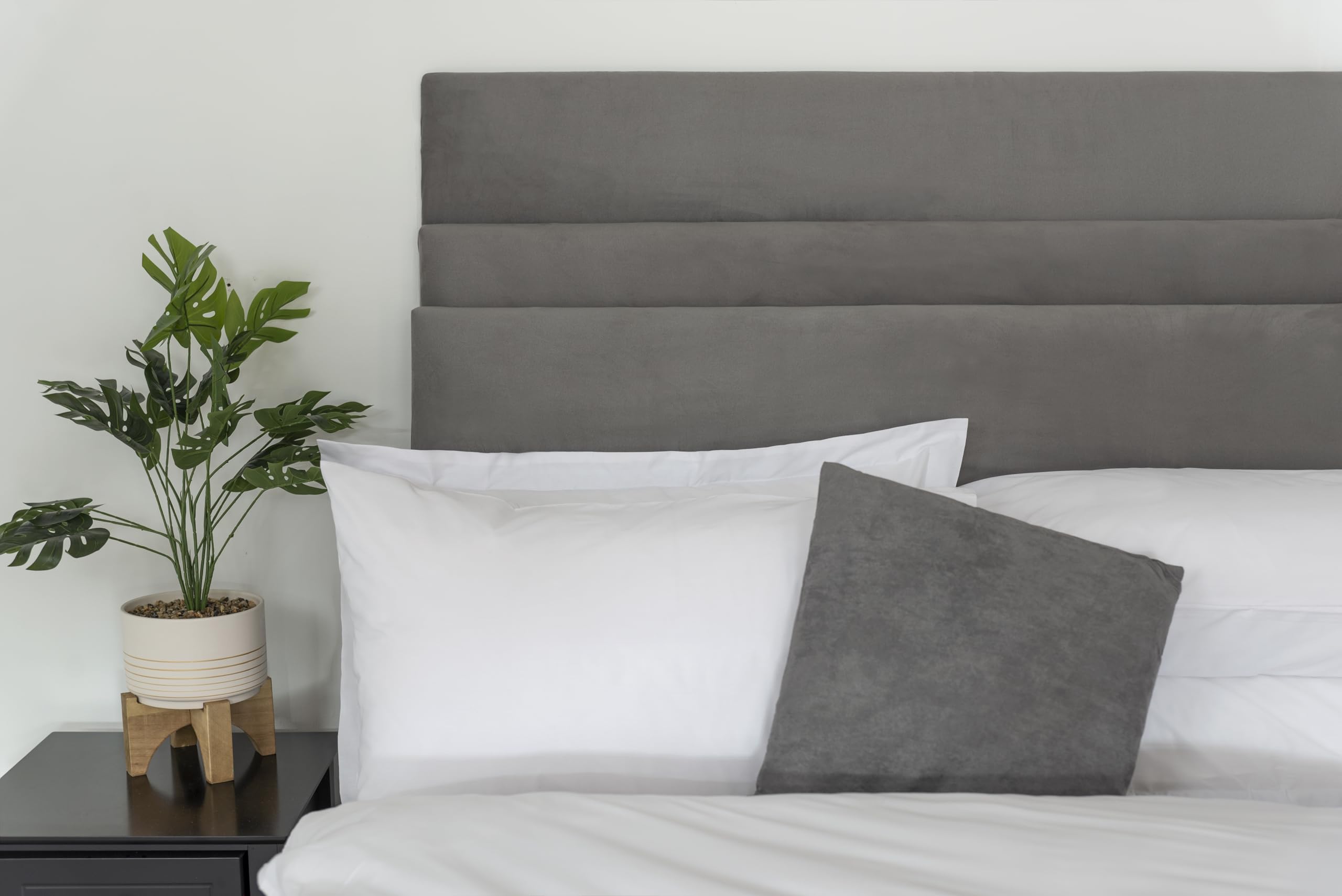 Belledorm Headboard Wrap (Charcoal, Double)