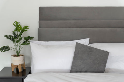 Belledorm Headboard Wrap (Charcoal, Double)