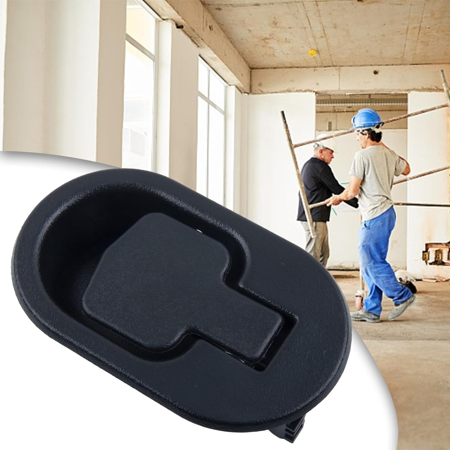 Rzcin 1Pc Black Recliner Replacement Part Sofa Chair Couch Release Lever Pull Handle Replacement Recliner Handle ABS Plastic Fits Both A 6mm and 3mm