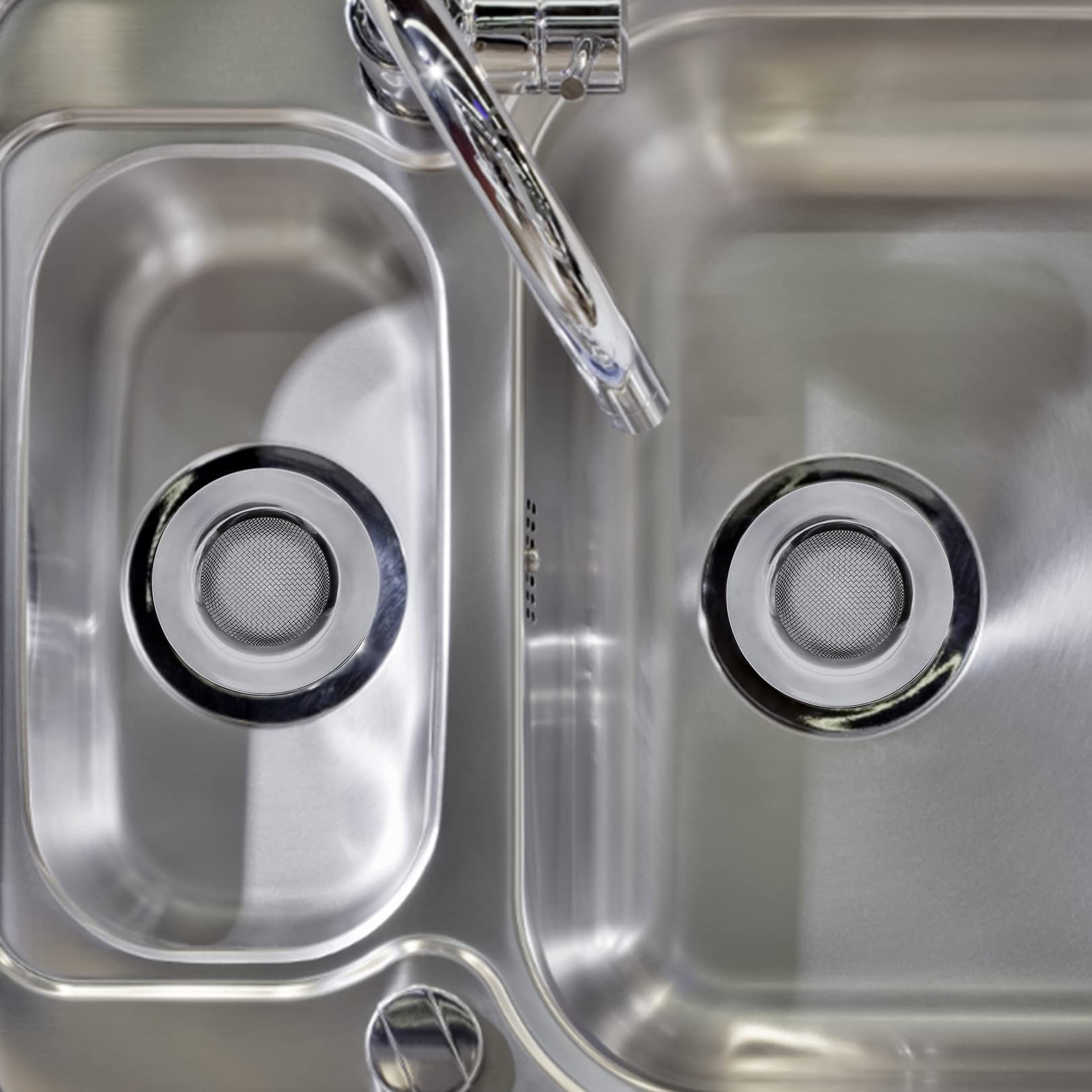 Stainless Steel Kitchen Sink Strainer Plug,Sink Strainer for Shower,2pcs