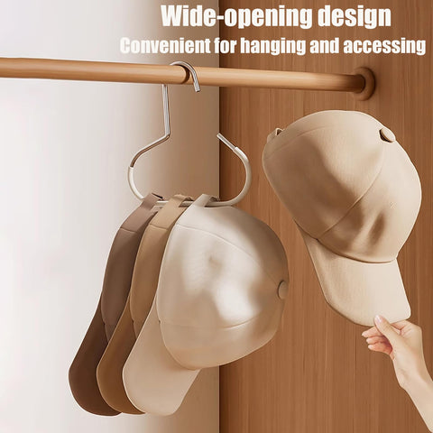 Non-Slip Scarf Ring Hangers 8-Pack | Stainless Steel Hijab Tie Belt Wardrobe Organizer with Anti-Snag Design for Closet Storage Accessories