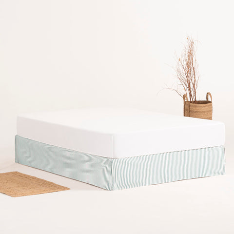 Sofa Cover 200 x 190/200 cm Bed Frame Cover 200 cm – Water Stripes