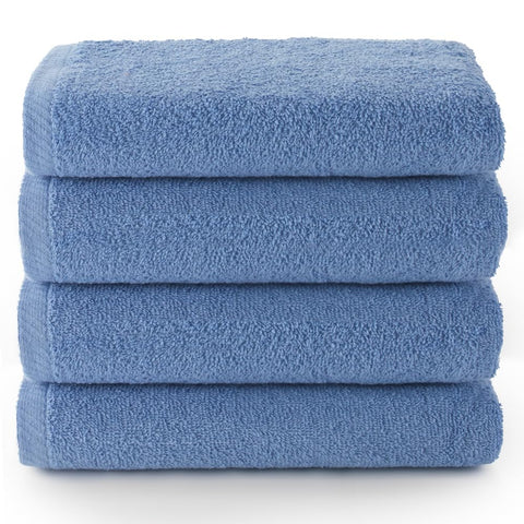 Top Towel - Plus - Bath Towels - 4 Face Towels or Bidet - 30 x 50 cm - 100% Cotton - Lavender