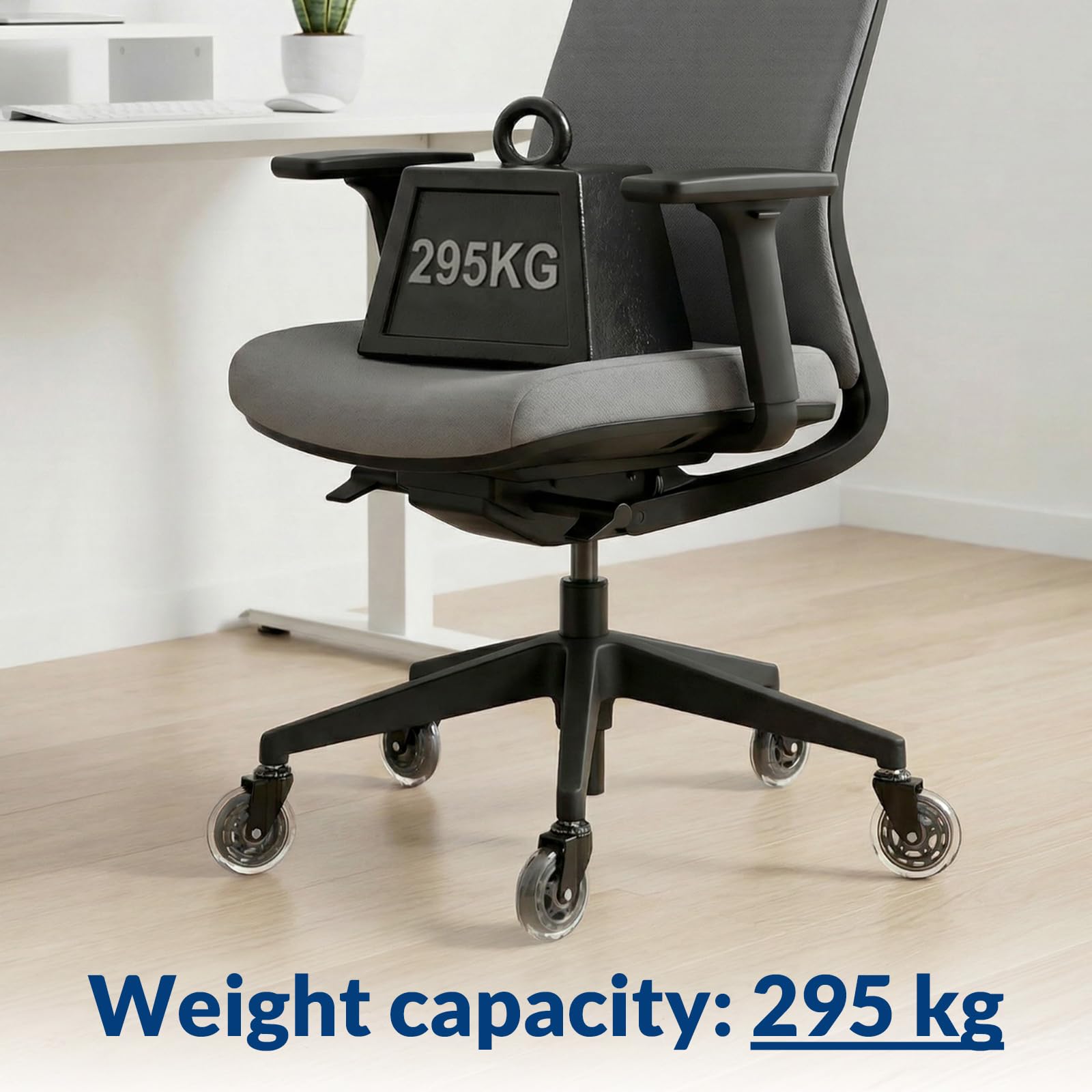 COSYLAND Office Chair Wheels Replacement For All Floors - 10x22mm Rubber Wheels For Office Chair Set Of 5 – Smooth & Silent Desk Chair Rollers