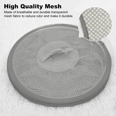 Hanging Mesh Storage Net, 4 Tier Compartments Foldable Hanging Soft Toy Storage Basket Mesh Storage Bag