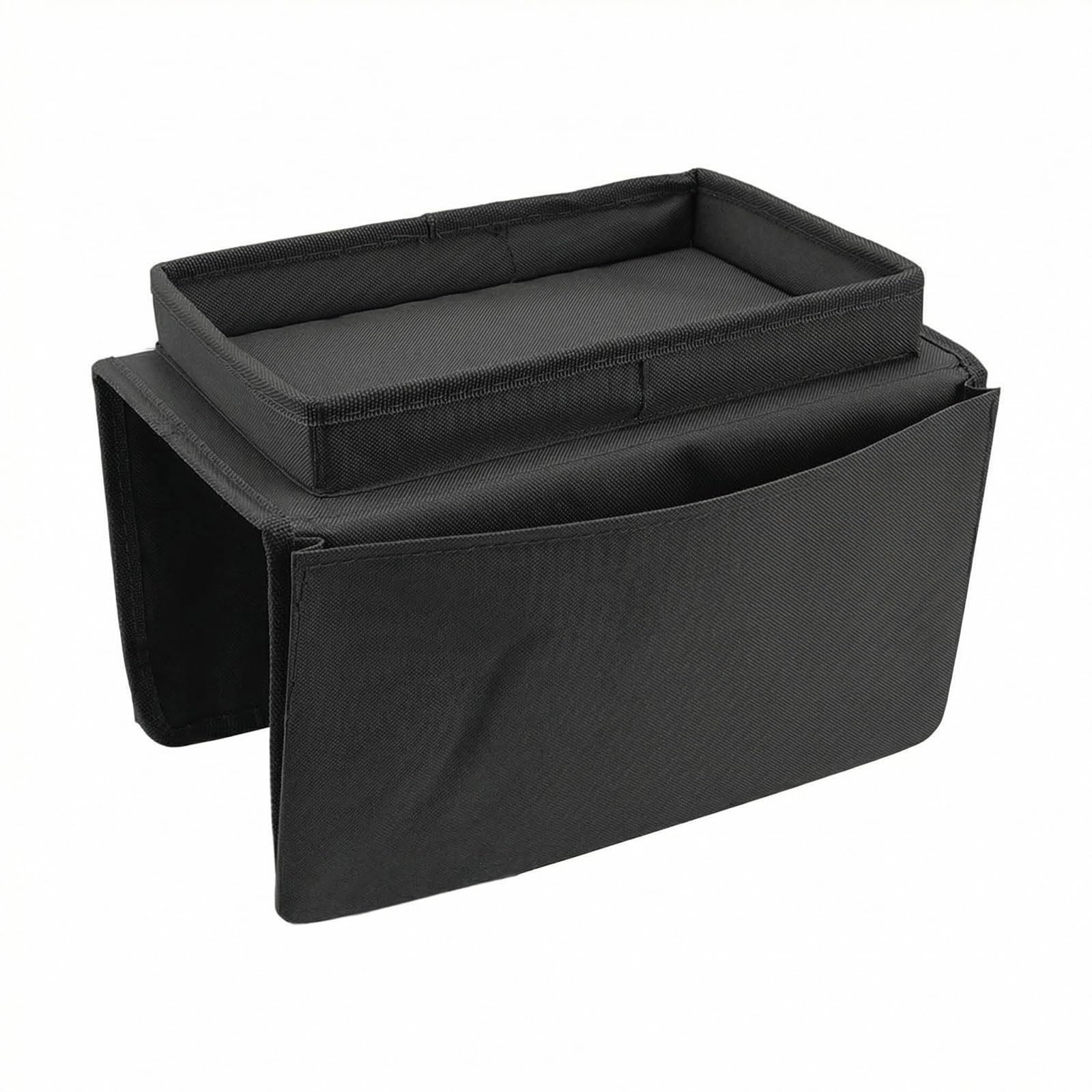 Sofa Armrest Organiser, Armchair Caddy with Tray, Couch Arm Tray Stylish And Durable Multifunctional Pocket Storage Bag