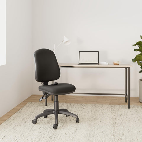 Office Hippo Desk Chair, Ergonomic Home & Office Chair With Adjustable Seat, Back & Lumbar Pump For Comfort & Support
