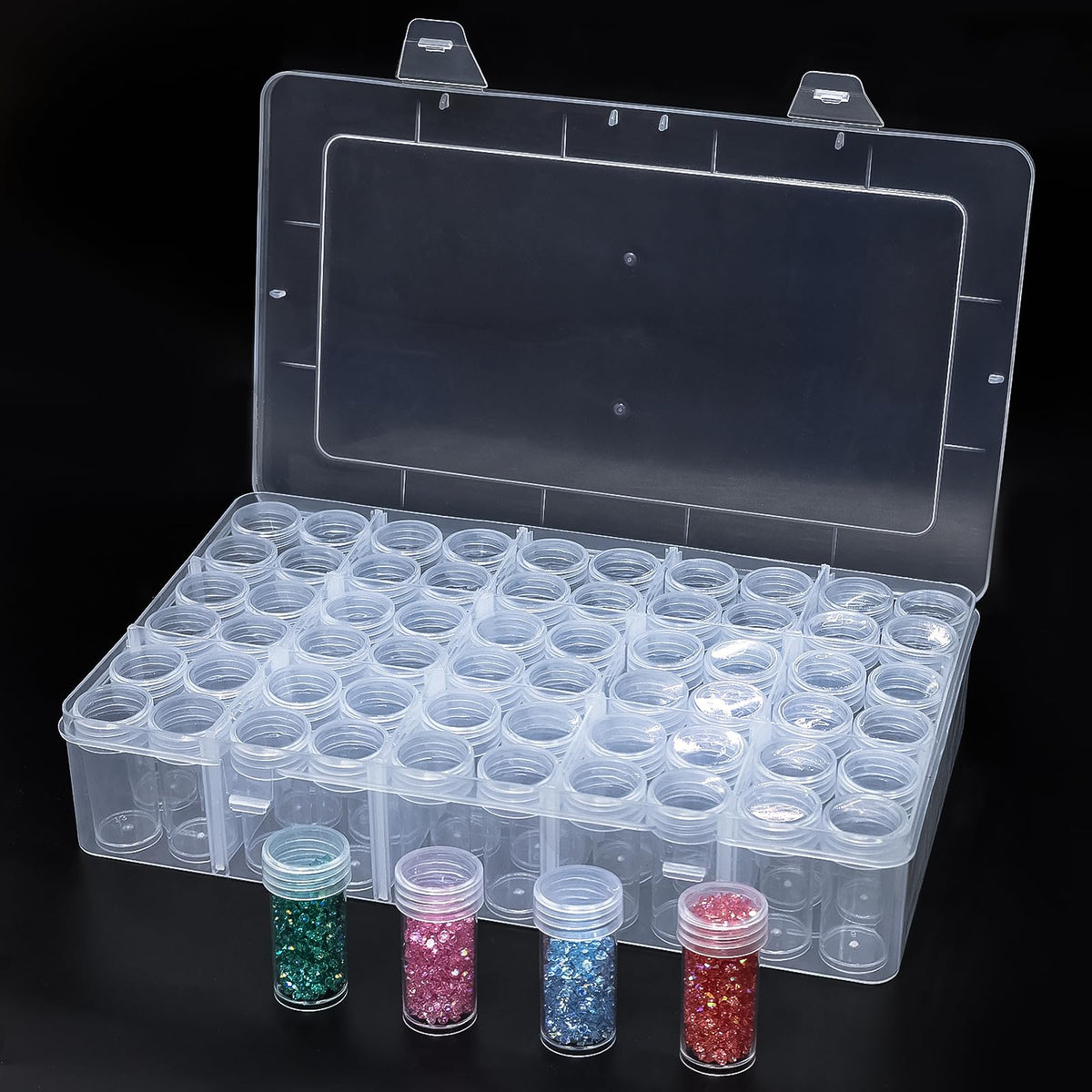 60 Slots Diamond Painting Storage & Organization Tray – Seed Organizer, Bead Container