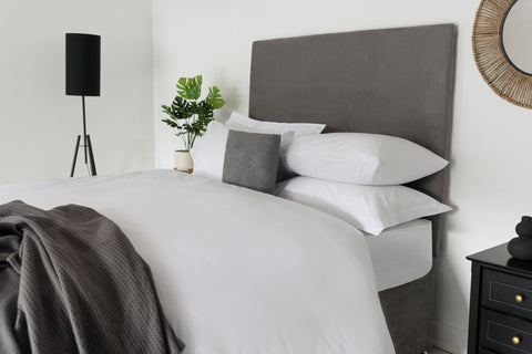 Belledorm Headboard Wrap (Charcoal, Single)