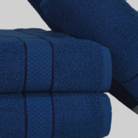 Casabella Luxury Pack Of 4 Bath Sheet 100% Egyptian Cotton Super Soft towel_Royal