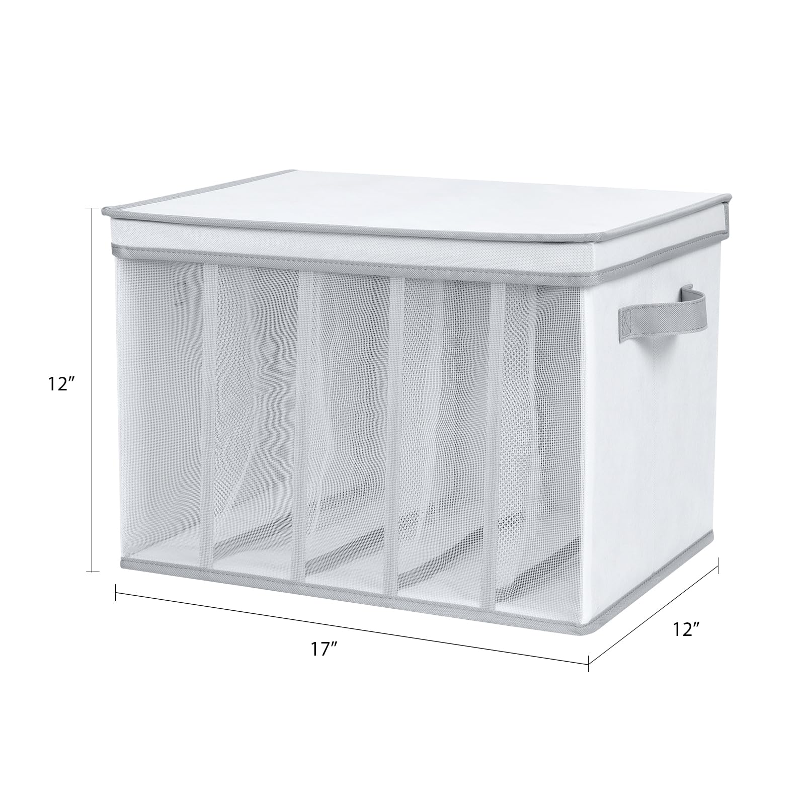 Univivi Extra Large Wardrobe Closet Organiser, 43 * 30 * 30cm, 4 pack