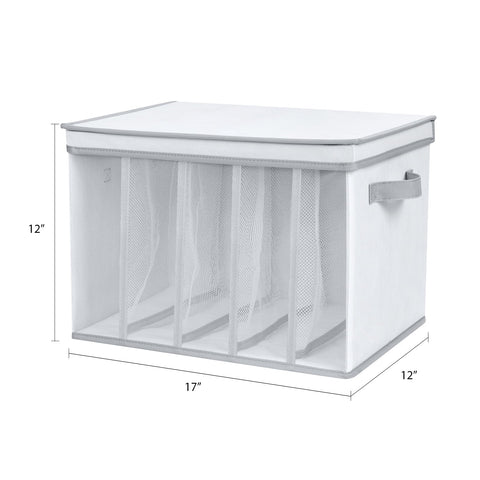 Univivi Extra Large Wardrobe Closet Organiser, 43 * 30 * 30cm, 4 pack