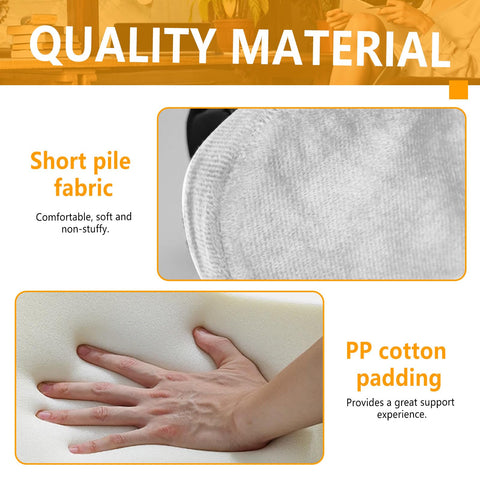 Fatiya Set of 2 Soft Memory Foam Office Chair Arm Covers,Wheelchair Armrest Pads for Elbow & Forearm Pressure Relief
