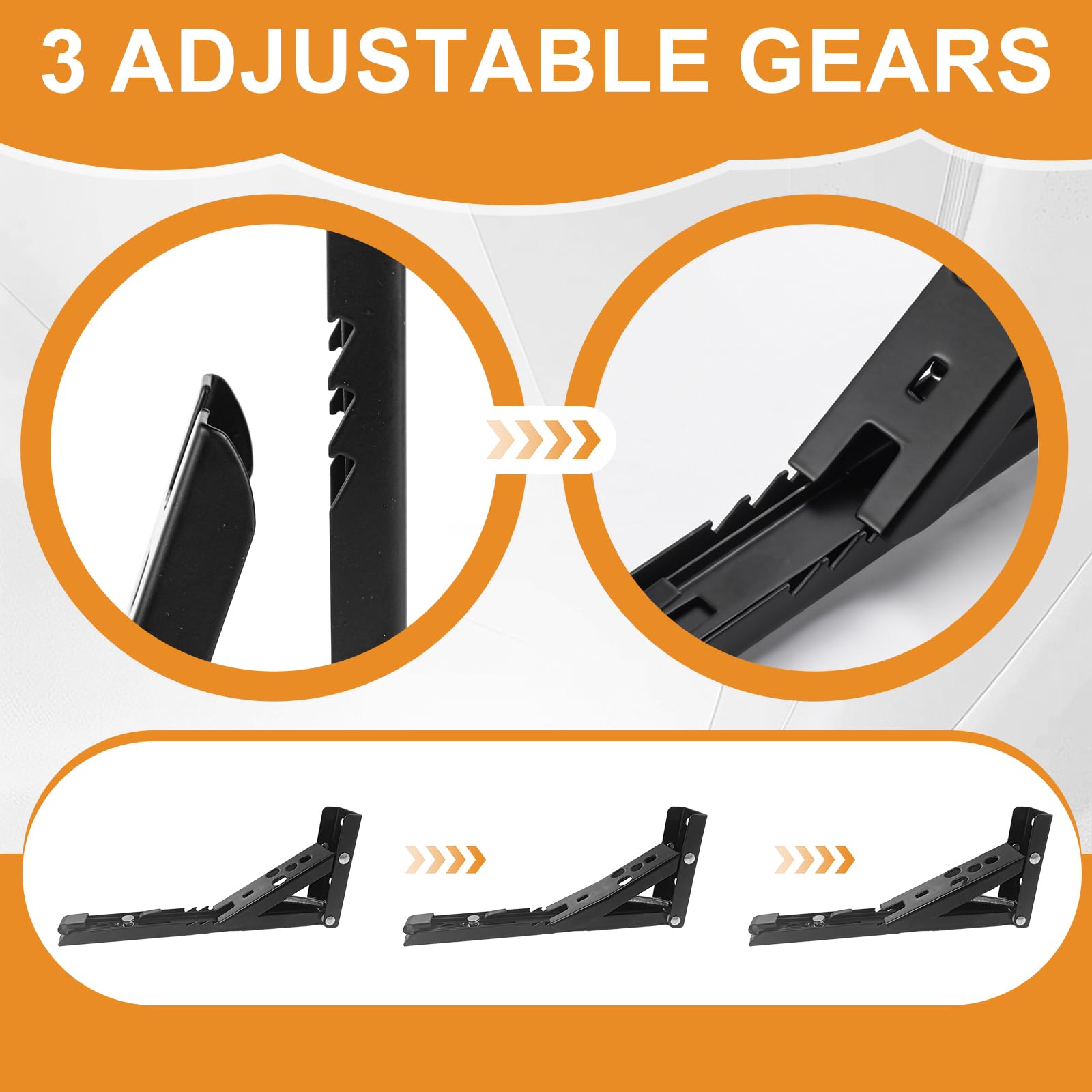 Folding Keyboard Tray Bracket, Removable Metal Keyboard Holder, Adjustable Table Extension, Desk Shelf Without Drilling