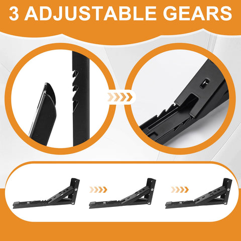 Folding Keyboard Tray Bracket, Removable Metal Keyboard Holder, Adjustable Table Extension, Desk Shelf Without Drilling