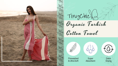 Beach Towels, Bath Towel, Travel Towel. - 100% Turkish Cotton, Large, Soft, Quick-Drying Beach Towels for Adults. Gym, Yoga, Spa, Pool