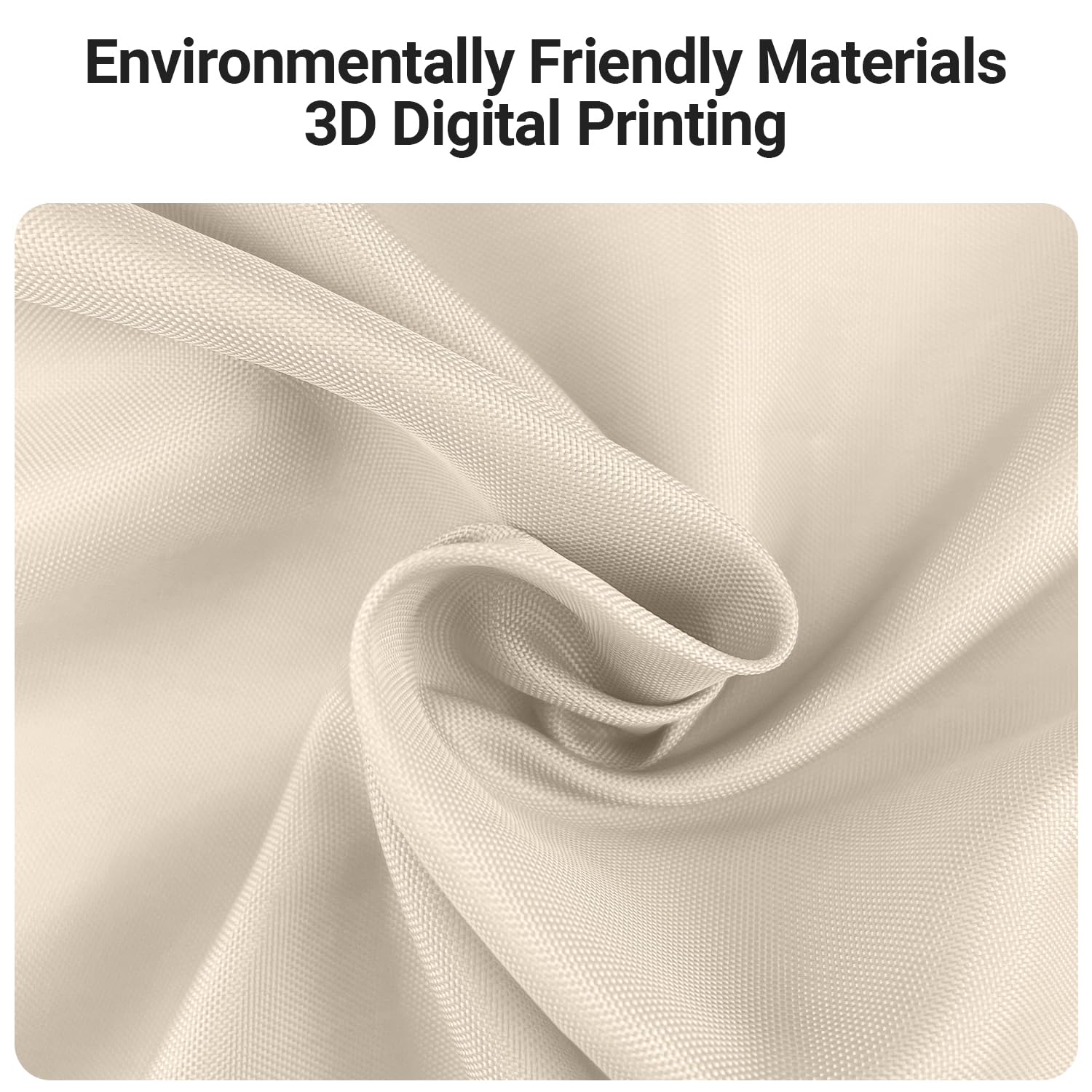 Lerores Shower Curtain, 160 x 200 cm, Beige, Weighted Hem, Anti-Mould Textile, Water-Repellent, Washable Polyester Fabric Bath Curtains for Bathroom