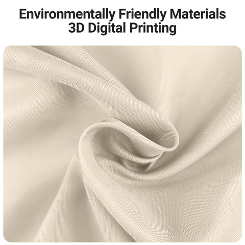 Lerores Shower Curtain, 160 x 200 cm, Beige, Weighted Hem, Anti-Mould Textile, Water-Repellent, Washable Polyester Fabric Bath Curtains for Bathroom
