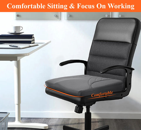 kingphenix Memory Foam Car Seat Cushion for Driving and Office Chair Use