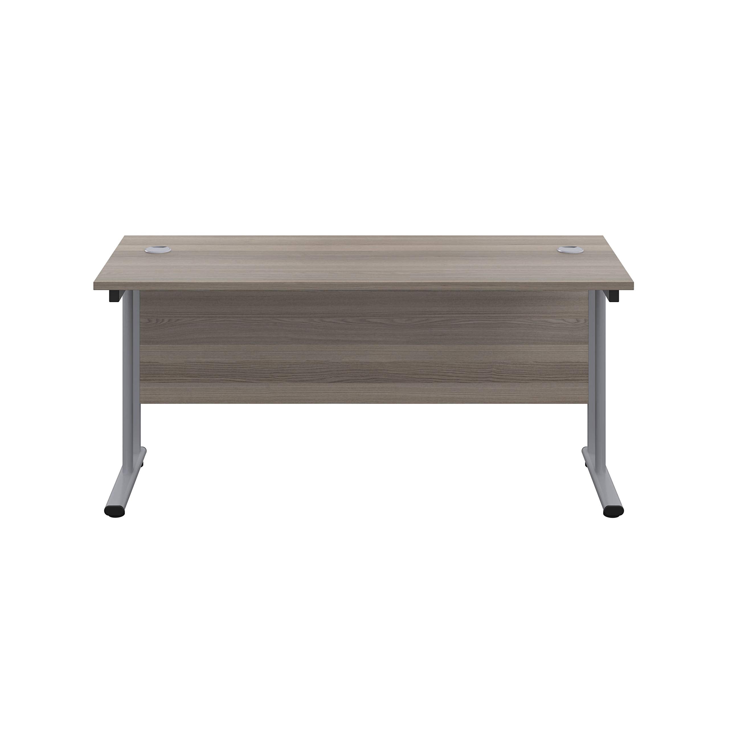 Office Hippo Heavy Duty Rectangular Cantilever Office Desk, Home Office Desk, Office Table, Integrated Cable Ports, PC Desk For Office or Home