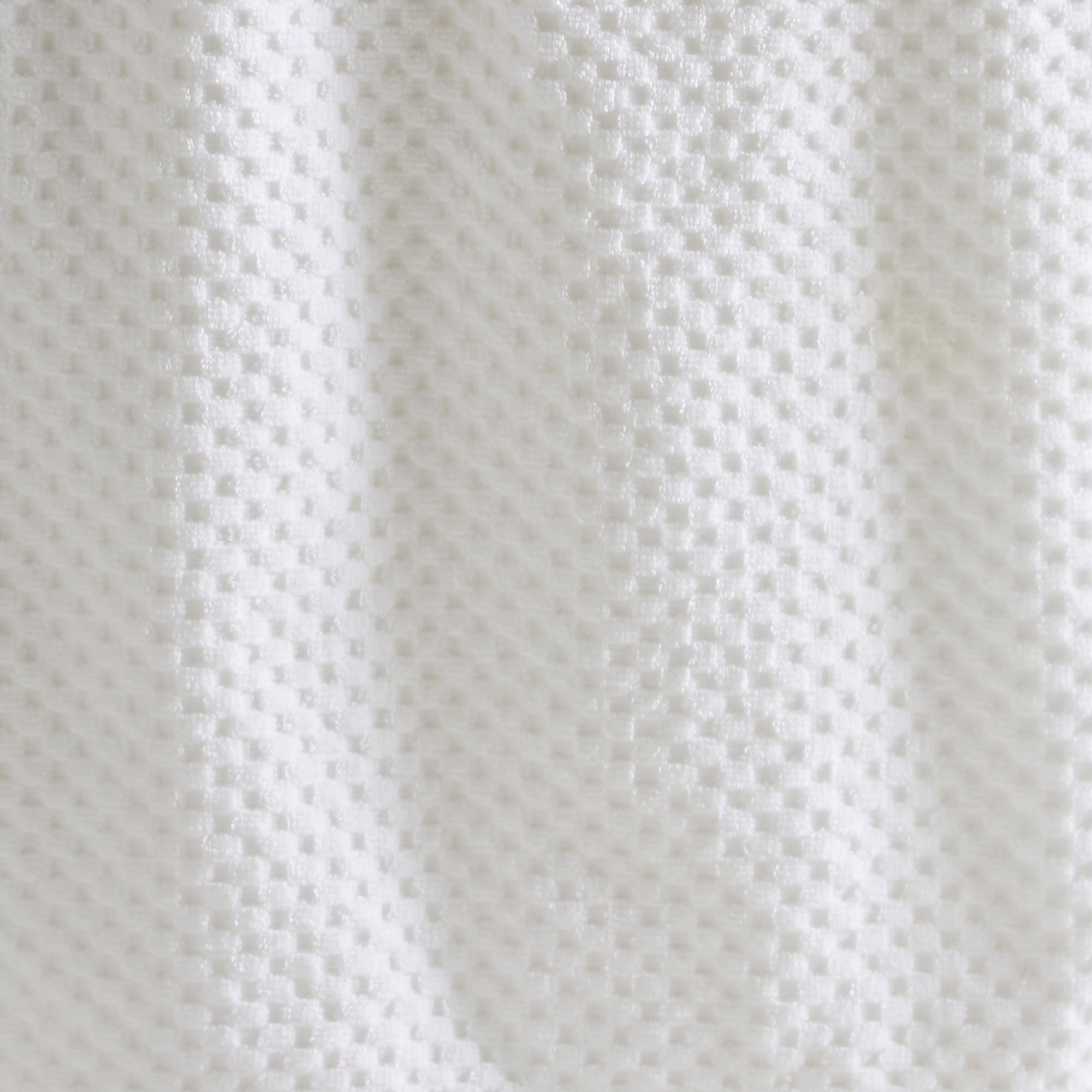 Dreams & Drapes Popcorn Check Hand Towel White – Soft Absorbent 100% Cotton Jacquard Check Bathroom Towel, Quick‑Dry