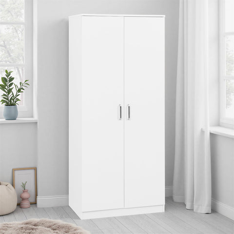 Seconique Dakota 2 Door Wardrobe in White