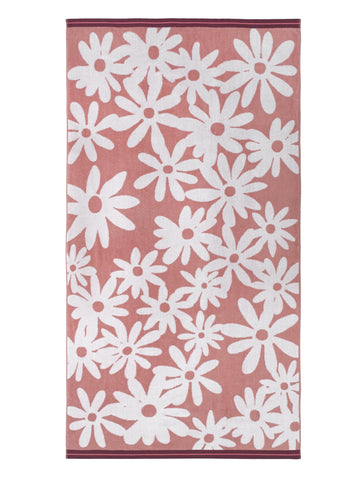 Top Towel - Pop - Large Beach Towel 100 x 180 cm - 100% Egyptian Cotton Terry Double Thread - Soft and Durable - Velvet Finish - Machine Washable