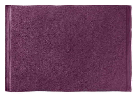 RIZO Top Towel – Set of 1 Shower Towel – Bath Towels – 100% Combed Cotton – 600 g/m2 – Measure 70 x 140 cm – Aubergine