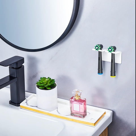 YAYINLI Electric Toothbrush Head Holder, Toothbrush Holder Wall Mounted Non Screw, Anti-Rust Toothbrush Holders for Bathroom