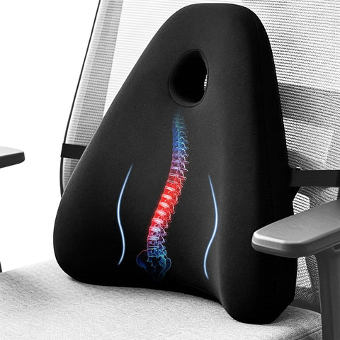 RaMokey Lumbar Support Cushion for Lower Back Pain Relief