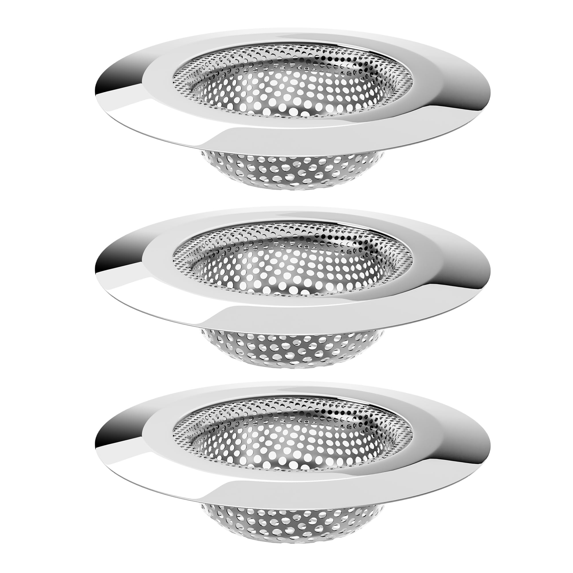 MR.SIGA Bathtub Drain Strainer, Bathroom Sink Drain Strainer, 3 Pack
