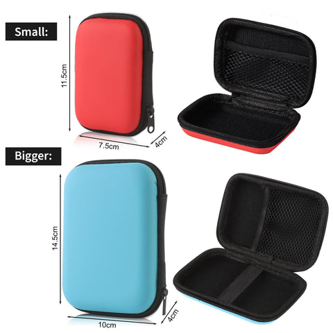Set of 4 Card Boxes - Portable Case for 600+ Cards, Holds UNO, SKYJO, Phase 10, Cards Against Humanity