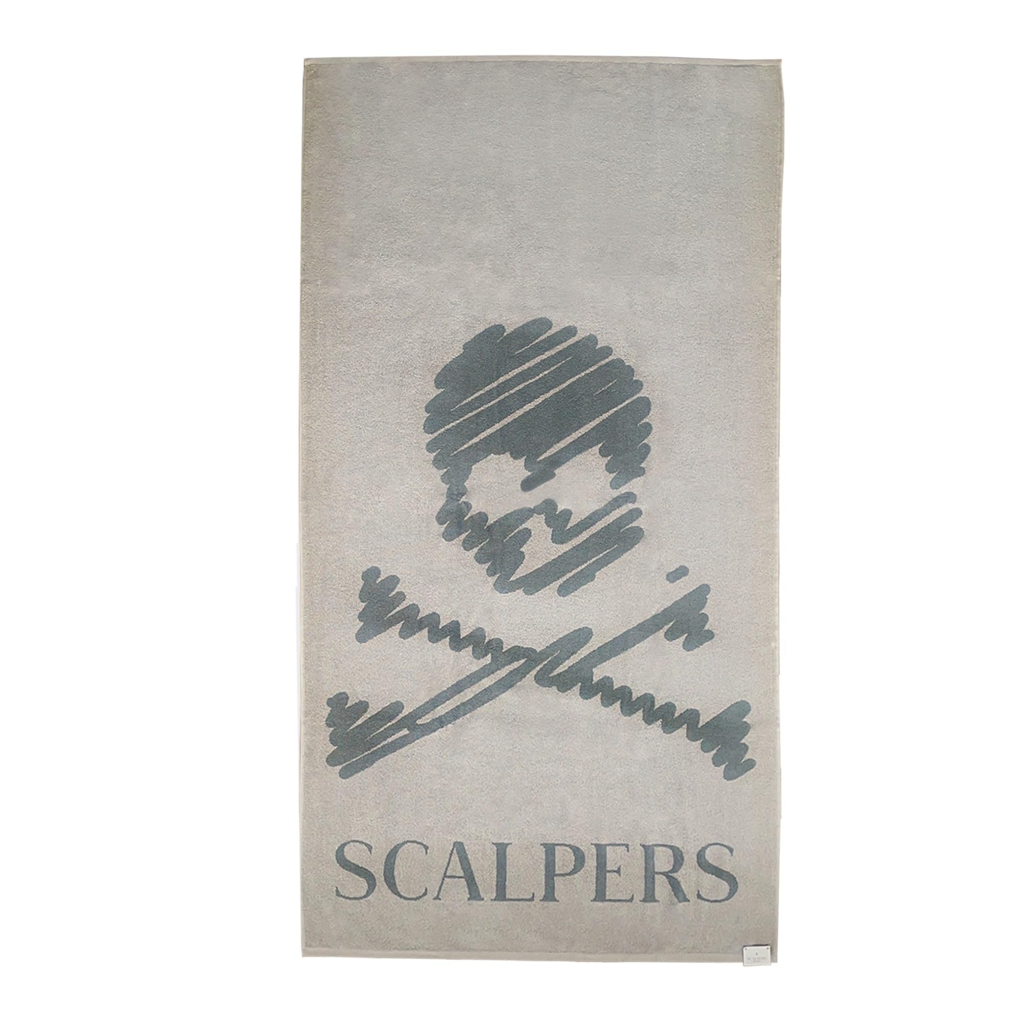 Scalpers Towel 90x180 cm 100% Cotton 500GSM Beige with Logo Home