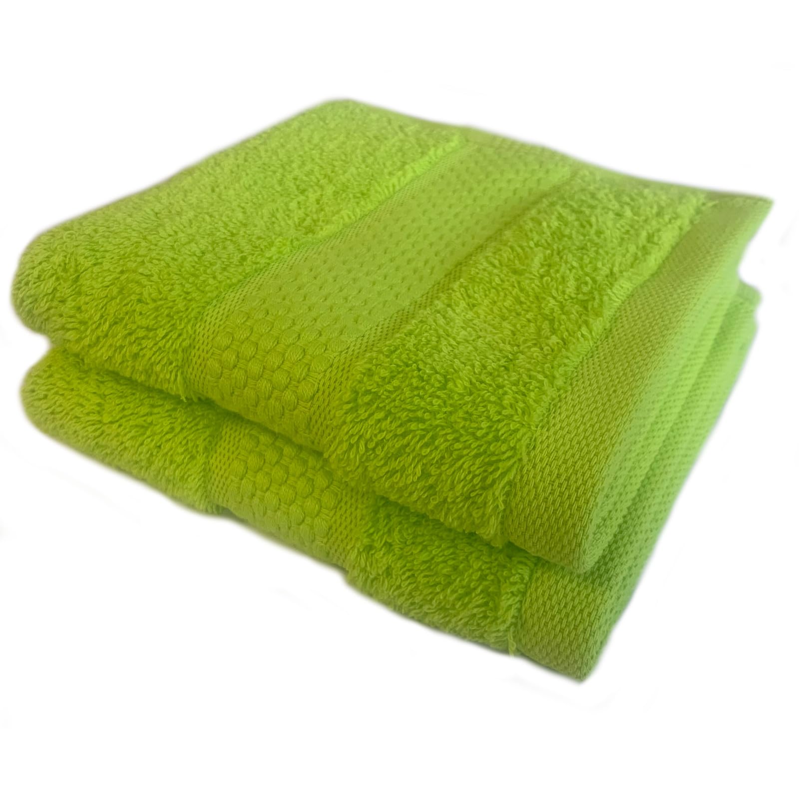 Sue Rossi Face Cloths Pack of 2 or 6, Turkish Combed Cotton, 30cm x 30cm Wash Cloth Fingertip Flannel, Soft & Absorbent