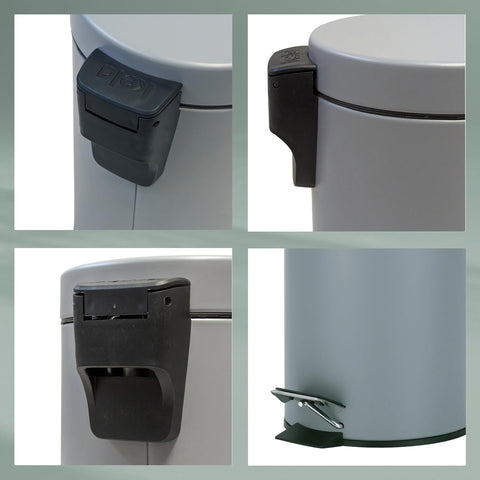 Kela Torre 18172 Cosmetics Bin 3 Litres Matte Stainless Steel