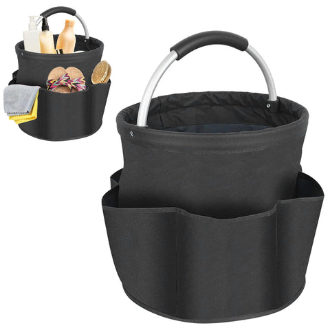 DMJJSD® 17L Cleaning Caddy with Handle Storage Box for Cleaning Utensils Multi Pocket Collapsible Cleaning Organiser Caddy Durable Cleaning Organiser