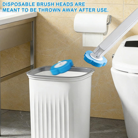 36 Pcs Disposable Toilet Brush Replacement Head, Toilet Wand Disposable Refill Heads