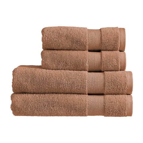 Christy Refresh Bath Towel Set | Set of 4 | 2 Bath Sheets 2 Hand Towels | Quick Dry | Gentle Pastel Tones | Soft Absorbent Bathroom Towels