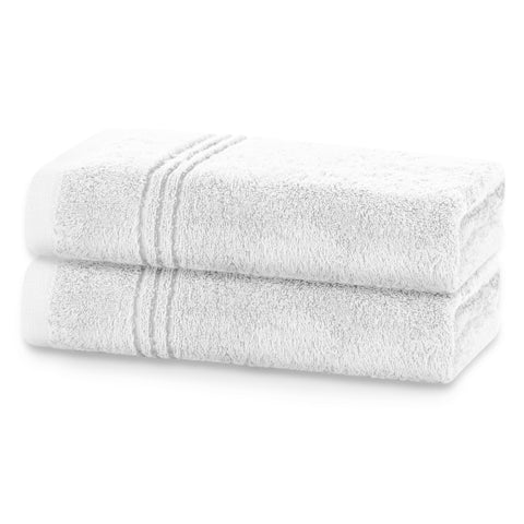 Makooz Premium 700 GSM Hand Towels for Bathroom 2 Pack- 100% Natural Zero Twist Egyptian Cotton- Luxurious Ultra Soft, Quick Dry
