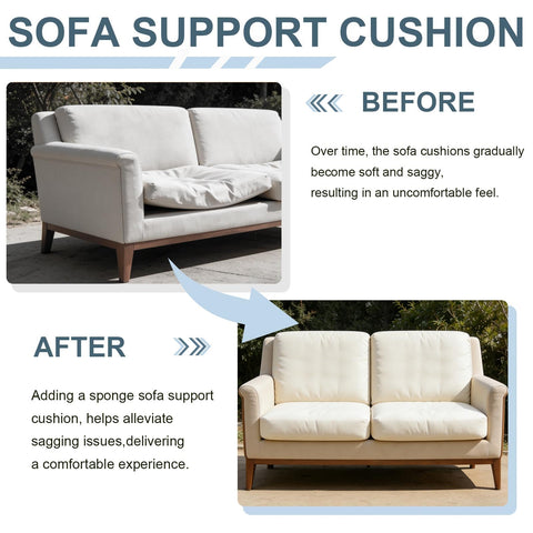 CAAGGMM Sofa Cushion Support, 2 Pack 50.5 x 50.5 cm Couch Cushion Support for Sagging Seat, Foam Sofa Supportive Boards, Repair Foam for Sagging Seat